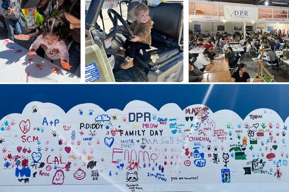 A celebration of the craftspeople behind the project, Family Day invited team members to share their work with their children.
